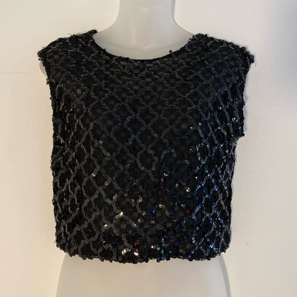 Fashioned by Gregory • Sequin Top - Picture 1 of 7